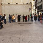 Concentració a la plaça de la Paeria.