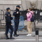 Més de 1.600 agents vigilaran avui el Congrés, i des d’ahir ja hi havia controls a les portes.