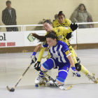 Victòria Porta, en una acció del partit davant del Voltregà.