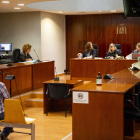 Vista de la primera sessió del judici celebrada el setembre passat a l’Audiència de Lleida.