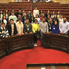 Estudiants lleidatans coneixen al Parlament la realitat de l'Holocaust