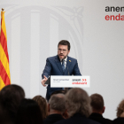 Aragonès va reunir ahir el Consell Executiu del Govern per analitzar els pactes d’investidura.