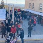 El mercat es va celebrar a la plaça de l’Ajuntament.