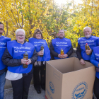 El club va voler afegir-se al Gran Recapte del Banc dels Aliments de Lleida.