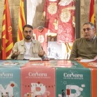 Presentació ahir a la Sala de Retrats de la Paeria de Cervera.