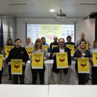 Els organitzadors de la campanya ‘Escolta el batec del teu comerç’, ahir a la presentació a Pimec.