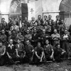 organització. Foto de grup de la 1a companyia del 1r batalló de la UME en territori francès. 