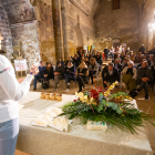 Un moment de la demostració de cuina ahir al Castell Templer de Gardeny.