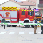 Efectius de la Guàrdia Civil i Bombers al lloc dels fets.