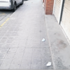 Mascaretes abandonades al carrer Comtes d'Urgell de Lleida