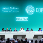 El president de la COP28, el sultà i magnat del petroli Ahmad al-Jaber, va inaugurar ahir la cimera.