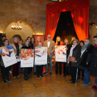 L’ajuntament de Lleida va presentar ahir el programa de festes al pati de la Paeria.