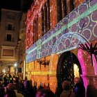 Nadales a càrrec de Veus.kat després de l’encesa dels llums de l’avet a la plaça Paeria.