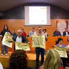 Fora etiquetes discriminatòries i despectives ahir en la lectura del manifest a Lleida.