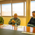 Els directius de Nufri Ignasi, Francisco i Xavier Argilés durant la presentació d’ahir.