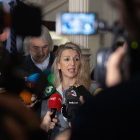 Díaz va carregar ahir davant la premsa contra Calviño pels subsidis.