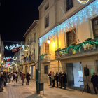 Les Borges homenatja els seus comerciants en l'inici del Nadal