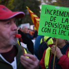 Una protesta per exigir al Govern pensions dignes.