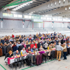 Més de 400 comensals al dinar solidari a la Bordeta