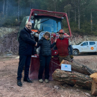 La màquina que ha adquirit l’entitat per a treballs forestals.