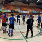 Al complet. Es van entrenar els deu jugadors de la plantilla.