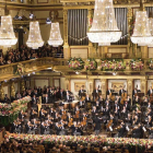 Imatge de la Gran Sala Daurada de la Musikverein de Viena.