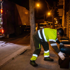 Recollida de residus urbans porta a porta a Arbeca, una de les poblacions que utilitza aquest servei a les Garrigues.