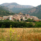 Vilanova de Meià (Noguera) és al vessant sud del Montsec.