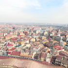 Vista panoràmica de part de la ciutat de Lleida des del Turó de la Seu Vella.