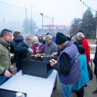 Esmorzar popular i bitlles a Lleida en honor a Sant Antoni Abat