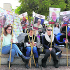 La protesta a Tel-Aviv de familiars d’ostatges a Gaza.