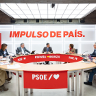 Reunió del Comitè Organitzador de la Convenció Política del PSOE.