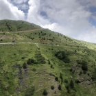 Vista panoràmica dels terrenys que sobrevolarà la tirolina.