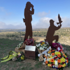Homenatge als dos agents rurals assassinats a Aspa fa set anys