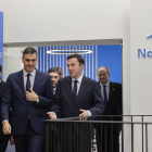 Pedro Sánchez va visitar ahir la drassana de Navantia a Ferrol.