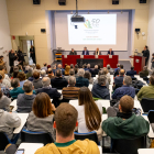 Un moment de la clausura dels actes del 50 aniversari d’Agrònoms celebrada ahir.