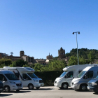 Una de les àrees d’autocaravanes de l’Urgell.