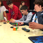 Prova del campionat mundial de cubs de Rubik a Ivars d'Urgell