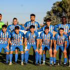 Formació de l’Artesa de Lleida en un partit recent.