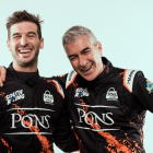 Jaume Betriu i Eduard Pons, en una imatge promocional abans de disputar l’últim Dakar.