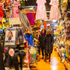 La Fiesta, al carrer Príncep de Viana, registra un augment de vendes els dies previs a Carnaval.