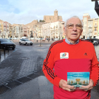 Antonio Carreño, a la plaça Mercadal de Balaguer.