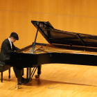 El pianista francès Kojiro Okada, dimarts passat a l’Auditori Enric Granados.