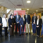 El conseller Campuzano va presentar ahir les inversions a Lleida.