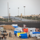 Imatge del camp de refugiats a Rafah, al sud de la Franja de Gaza.