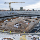 Les obres del nou Camp Nou segueixen a bon ritme.