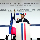 El president francès, Emmanuel Macron, al Palau de l’Elisi.