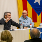 El cantautor Lluís Llach, ahir en un acte de l’ANC a Lleida.