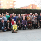 Els participants en l’homenatge a les persones grans.