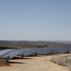 Panells solars instal·lats a les Garrigues.